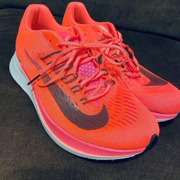 Excellent condition Nike zoom fly racing flats Crimson Red 10 Womens US 42 EUR - Picture 1 of 8
